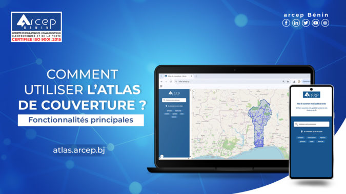 arcep-benin-atlas-couverture-fonctionnalité Arcep Bénin comment utiliser l’Atlas de couverture banner