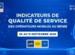 Arcep Bénin image pour indicateurs de qualité de service (QoS) du 05 au 11 septembre 2026