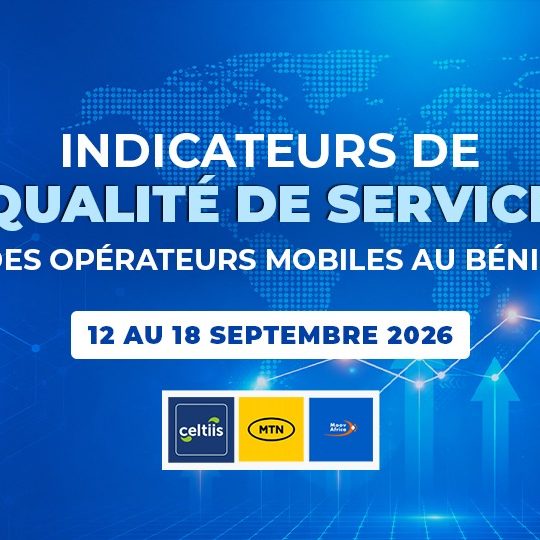 Arcep Bénin image pour indicateurs de qualité de service (QoS) du 12 au 18 septembre 2026