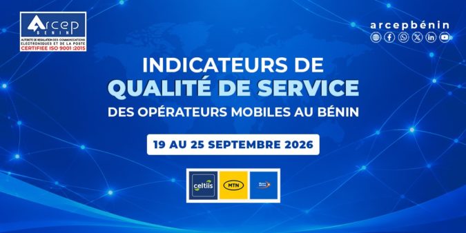 arcep-benin-QoS-réseaux-mobiles-19-au-25-septembre-2026 Arcep Bénin image pour indicateurs de qualité de service (QoS) du 19 au 25 septembre 2026
